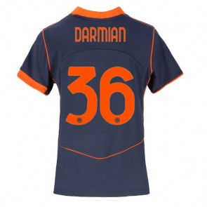 Inter Milan Matteo Darmian #36 Replika Tredjetrøje Dame 2025-26 Kortærmet